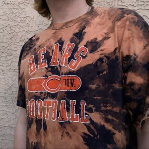 bleached chicago bear men’s tee